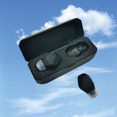 مكافحة الصدى التلقائي فقدان السمع الأجهزة الطبية الأسود قابلة لإعادة الشحن في القناة