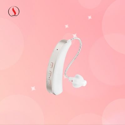 خلف الأذن مساعدة سماع رقمية غير مرئية مع إلغاء الضوضاء وقمع الصراخ