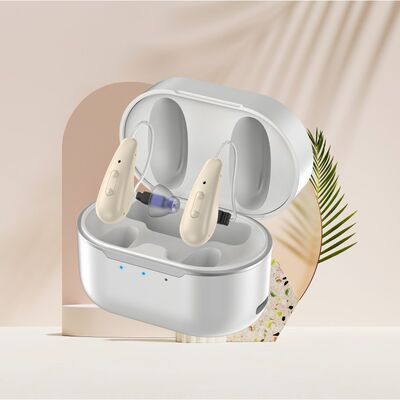 سماعات أذن قابلة للتخصيص أو بلون بيج معتمدة من CE، 4 برامج تضمن دعمًا فعالًا للسمع وملاءمة مريحة